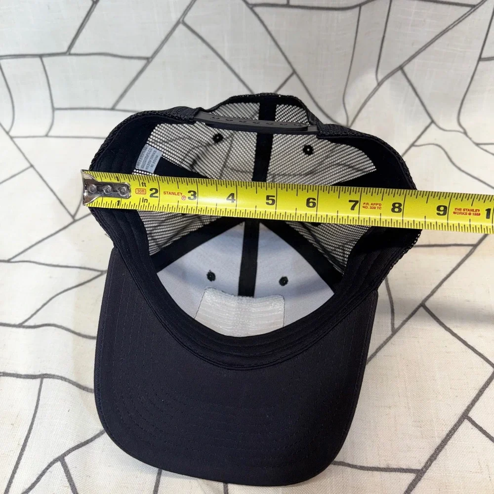 Jack Daniels Trucker Hat OS Black Old No. 7 Field Tester‎ Mesh Snapback Cap